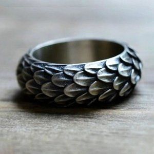 Viking Ring Norse Viking Dragon Scales Ring